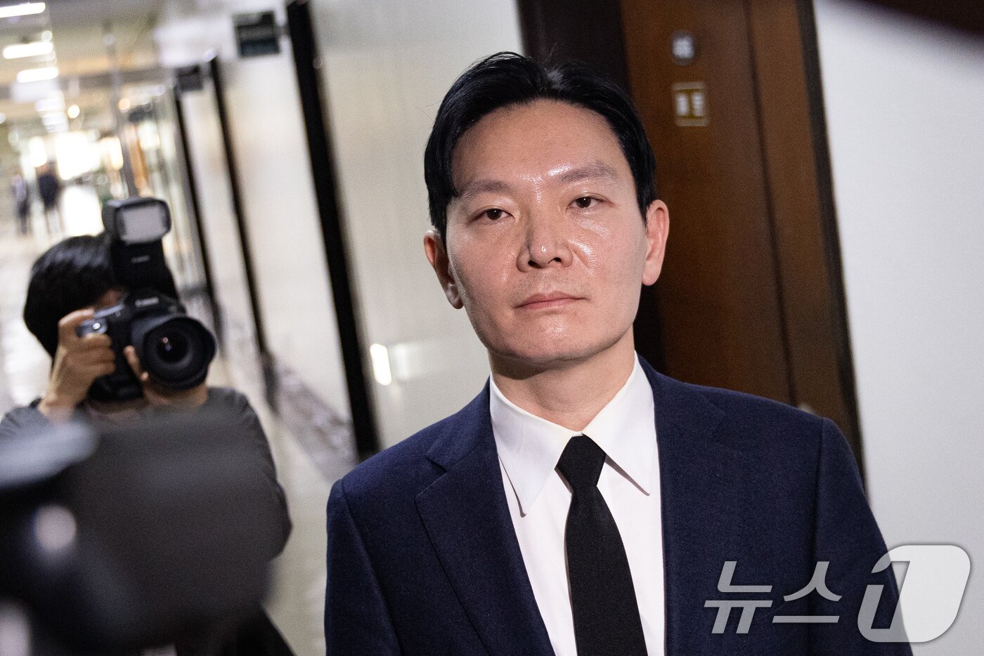본문 이미지 - '쌍방울 대북 송금' 사건을 수사했던 박상용 검사. 2026.4.14 ⓒ 뉴스1 유승관 기자