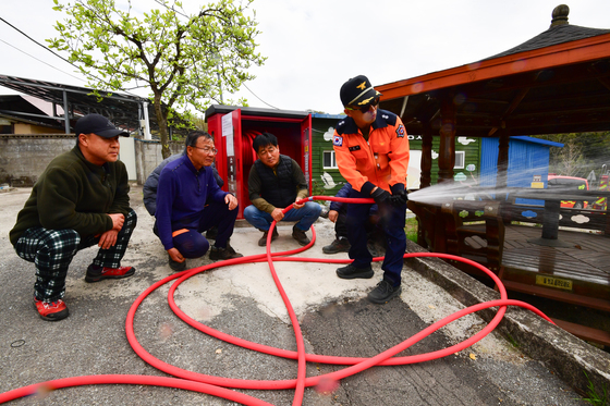 호스릴 비상소화장치 작동 쉽네