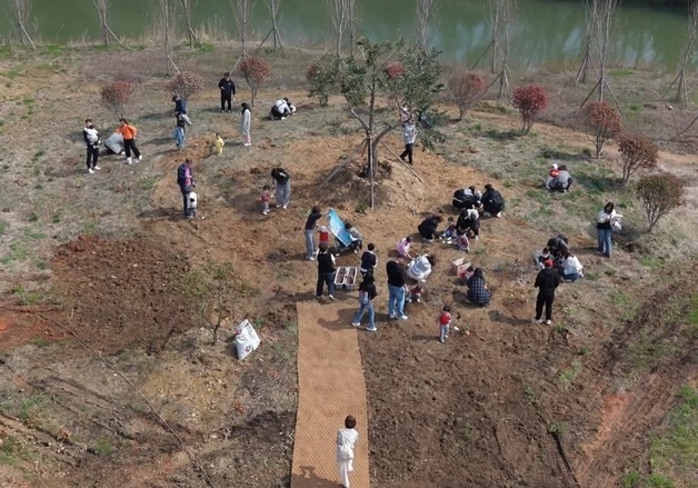'숲속의 전남', 해남 산이정원에 탄소흡수숲 2026그루 식재