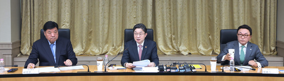 국민성장펀드 제2차 전략위원회 회의 주재하는 이억원 금융위원장