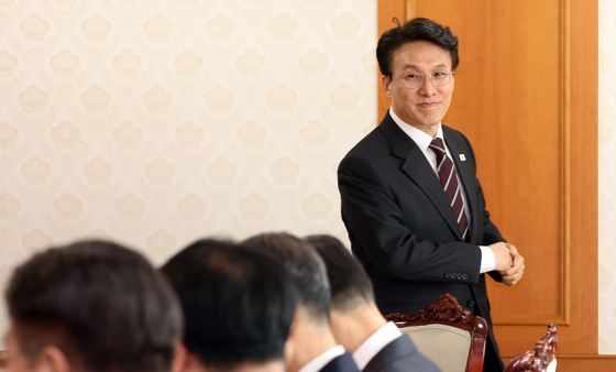 공명선거 관계장관회의 참석하는 김민석 총리