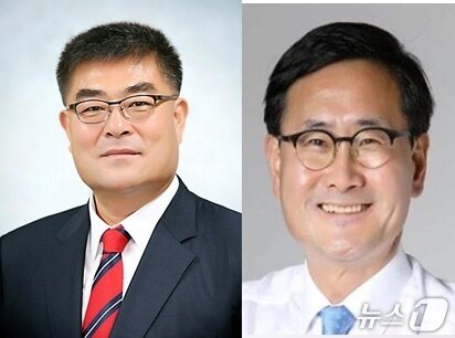 본문 이미지 - 국민의힘 삼척시장 선거 최종 경선에서 맞대결할 박상수 예비후보(사진 왼쪽)와 김동완 예비후보(현직순, 뉴스1 DB)