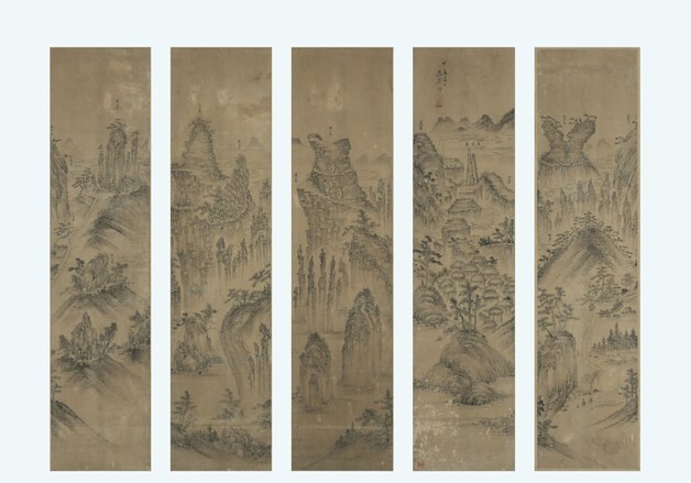 美 메트로폴리탄 소장 '칠보산도', 국내서 10폭 병풍으로 되살린다