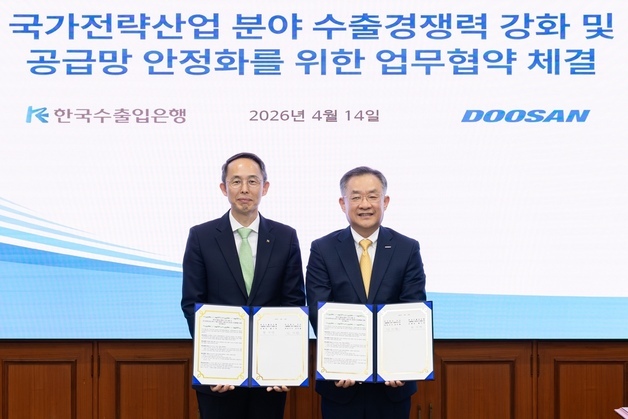 수출입은행, 두산그룹 AI 대전환·글로벌 초격차 5조 지원