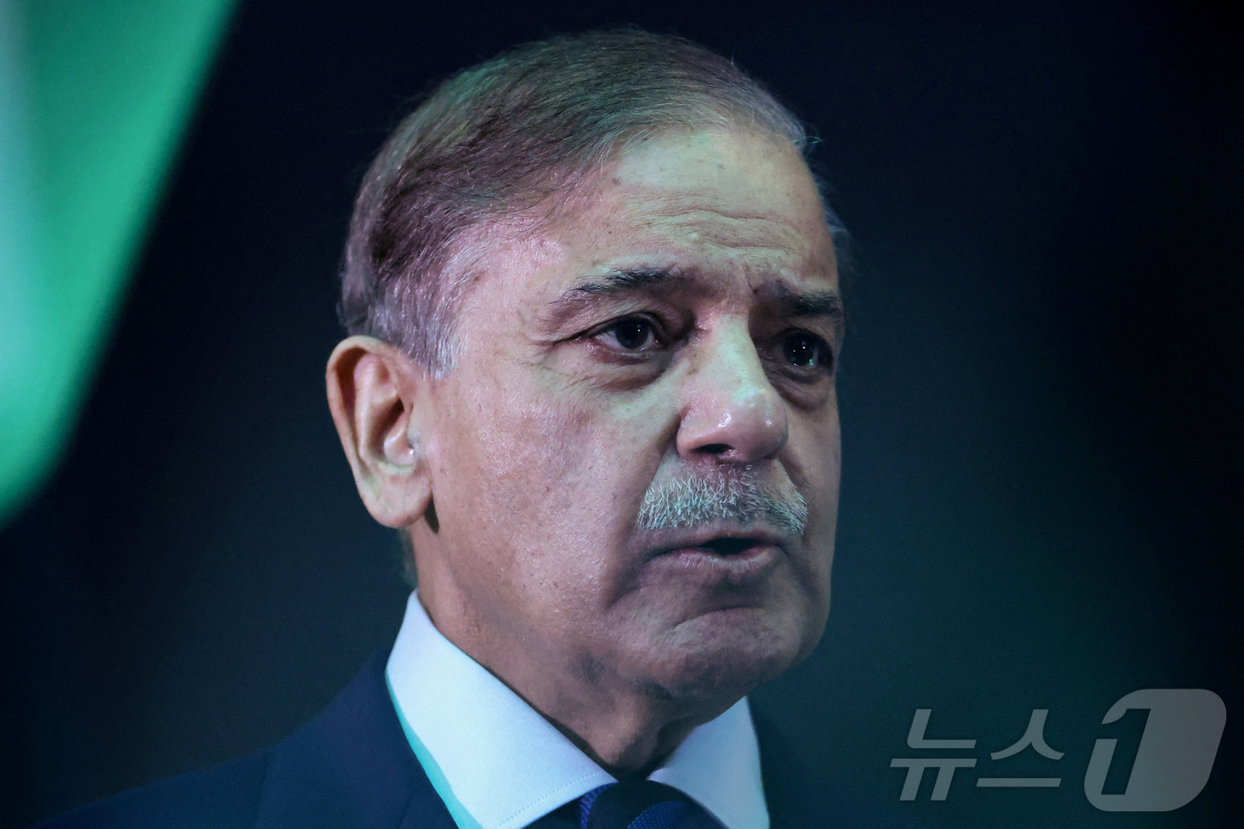 (쿠알라룸푸르 로이터=뉴스1) 김경민 기자 = 셰바즈 샤리프 파키스탄 총리가 2025년 10월 말레이시아 쿠알라룸푸르를 공식 방문하고 있다. 2025.10.6ⓒ 로이터=뉴스1