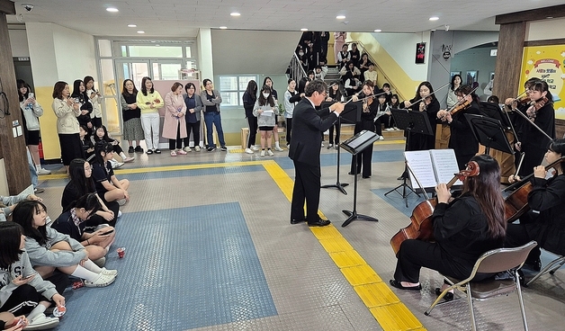 진천여중, 마음 울림 행복의 메아리로 시작된 따뜻한 아침