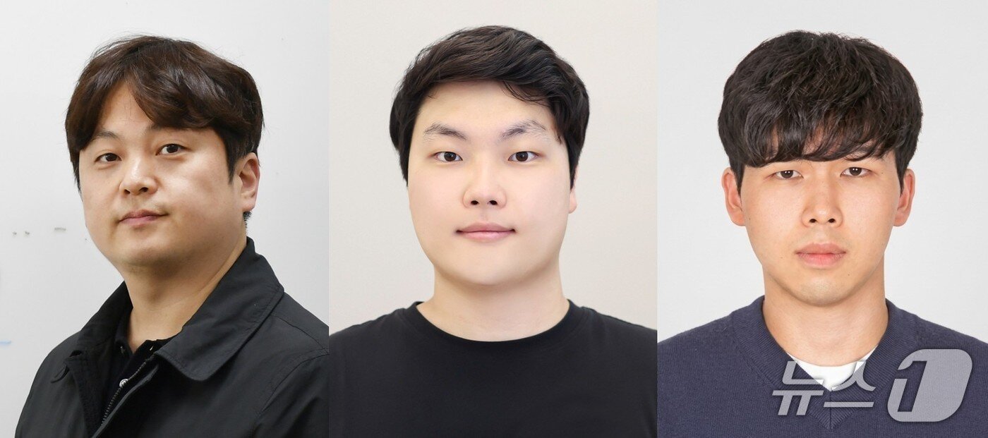 본문 이미지 - (좌측부터) 정임두 교수, 공병훈 연구원, 김도현 연구원(UNIST 제공. 재판매 및 DB금지)/뉴스1