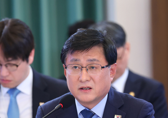 발언하는 김성환 기후에너지환경부 장관