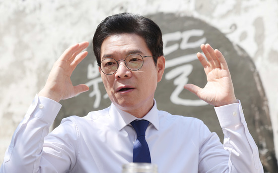 북촌 상인들 만난 정원오