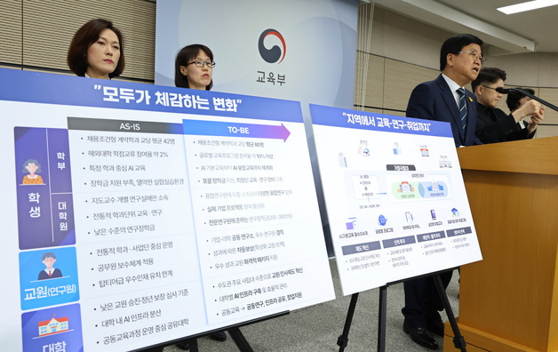 서울대 10개 만들기, 지역인재 양성방안 발표하는 최교진 장관