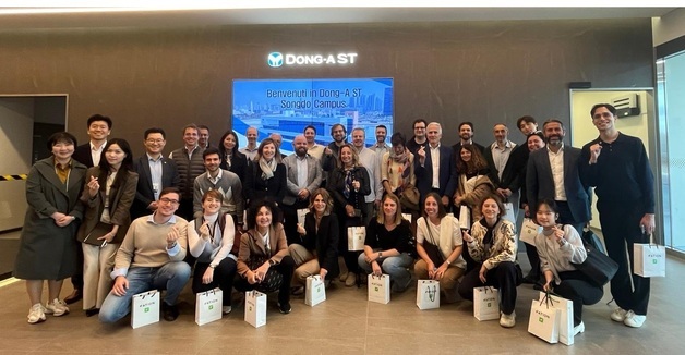 동아ST, 이탈리아 경제단체 '콘핀두스트리아' 대표단 송도 연구소 방문