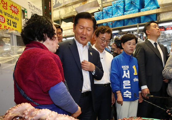 부산 민심 공략 나선 정청래