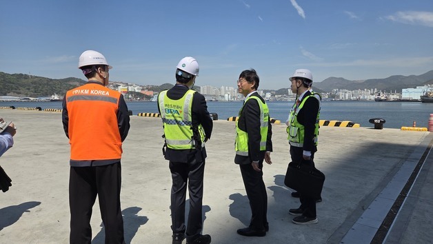 부산항만공사, 감천항 3부두 확장구역 현장점검