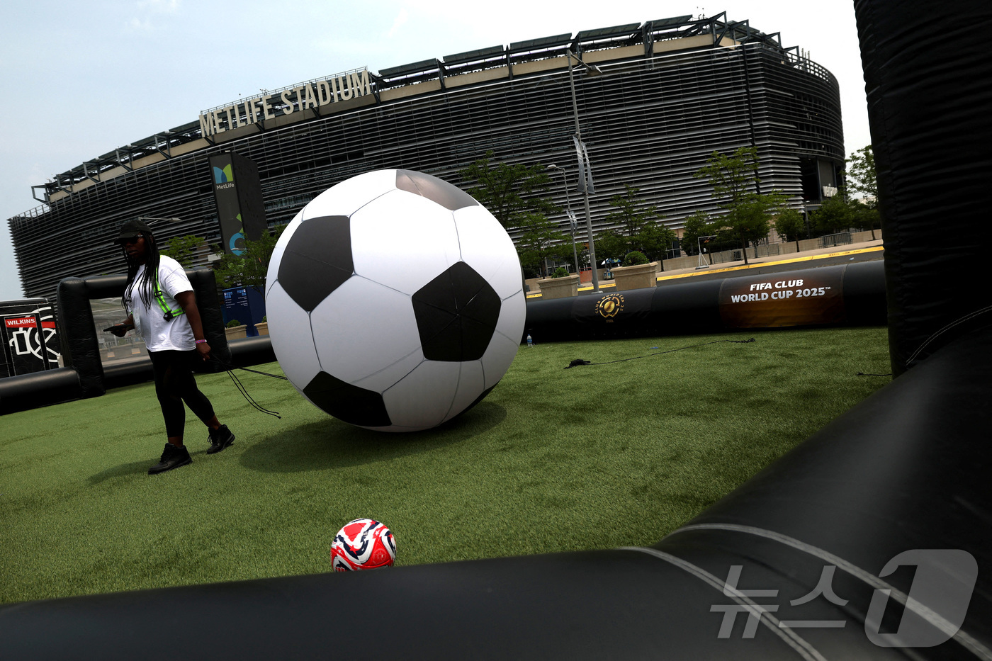 (이스트 러더포드 로이터=뉴스1) 김경민 기자 = 미국 뉴저지의 메트라이프 스타디움. 2026.3.20ⓒ 로이터=뉴스1