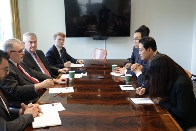 장동혁, 트럼프 싱크탱크와 간담회…"한미동맹 더 튼튼히"