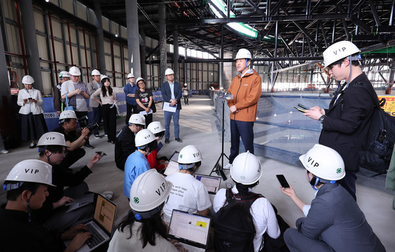 서울아레나 둘러본 오세훈 시장