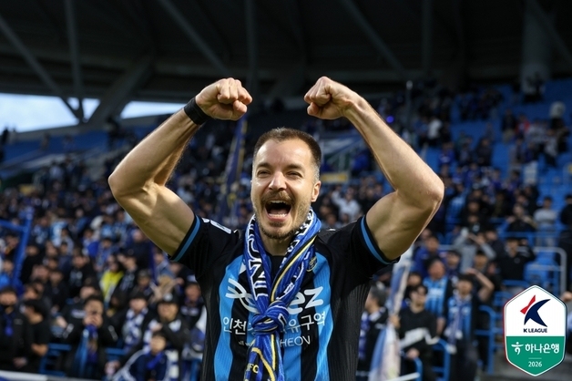 인천 무고사, 2·3월 K리그 이달의 선수상 수상