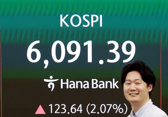 6000선 돌파 마감한 코스피