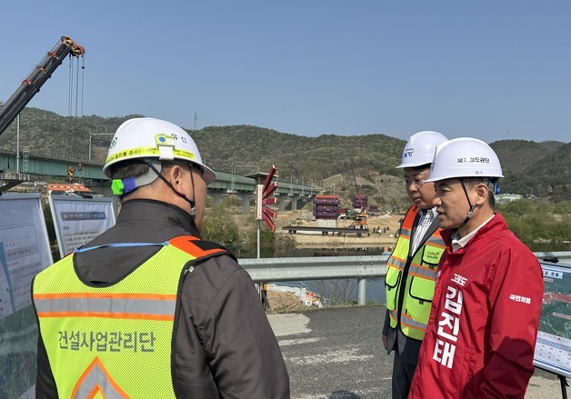 김진태, 원주 철도 현장서 '교통 혁명' 약속…"서울행 기찻길 5개 시대"