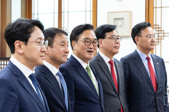 우원식 국회의장 주재 여야 원내대표 회동