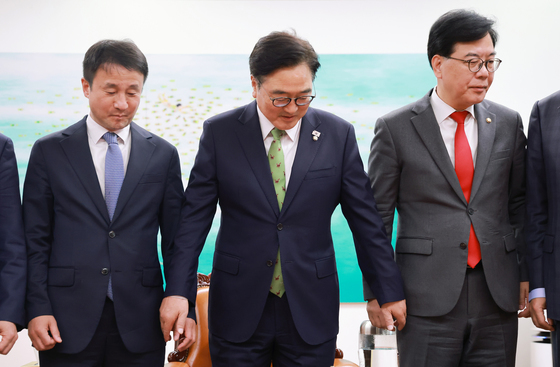 여야 원내대표, 7일 개헌안 본회의 앞두고 회동