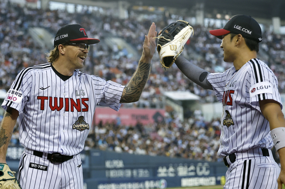 웰스 '박해민 고마워'