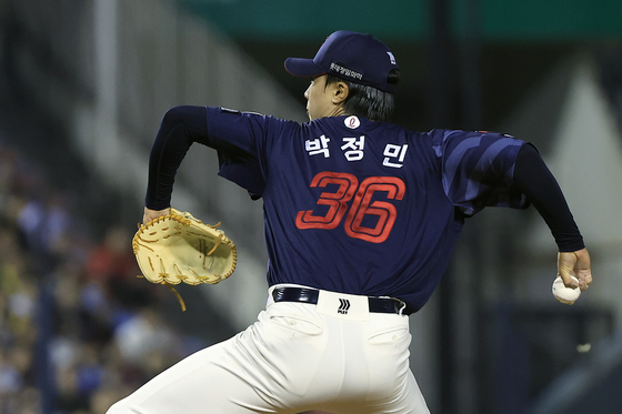 역투하는 롯데 박정민