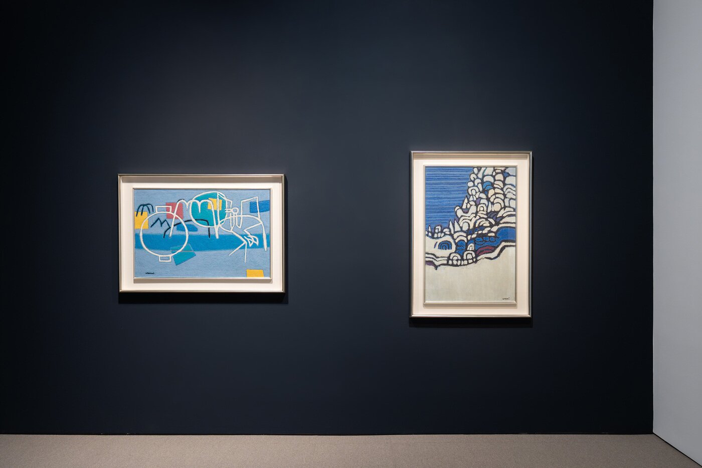 본문 이미지 - '한국현대회화 하이라이트: 모더니즘과 도전' 전시 전경 (글로벌세아 아트스페이스 제공)