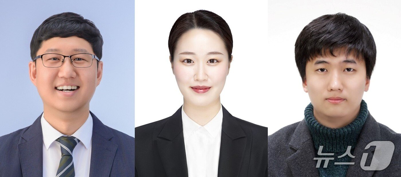 본문 이미지 - (왼쪽부터) 이상준 교수, 오수현 연구원, 유경주 연구원(UNIST 제공. 재판매 및 DB금지)/뉴스1
