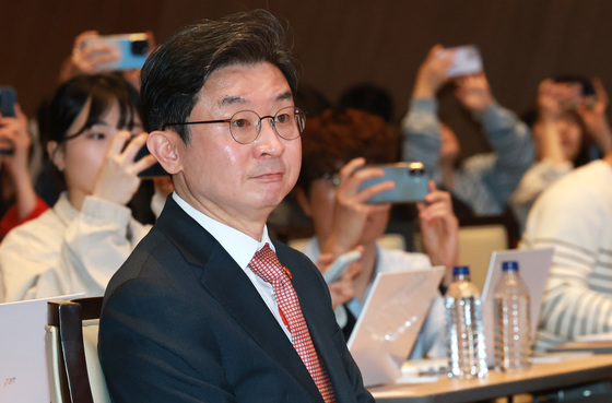 중복상장 제도개선 세미나 참석한 이억원 금융위원장