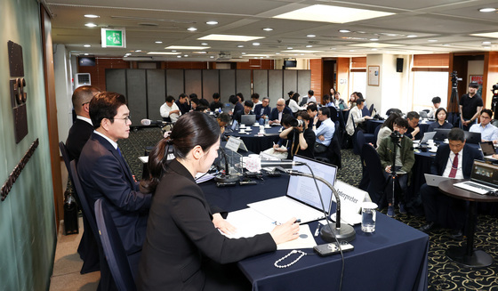 외신기자들 만난 정원오 후보