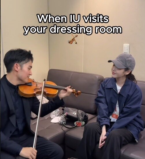 본문 이미지 - 레이 첸과 아이유(사진=레이 첸 인스타그램 캡처)