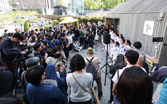 '기억과 빛'에서 열린 세월호 12주기 시민 기억식