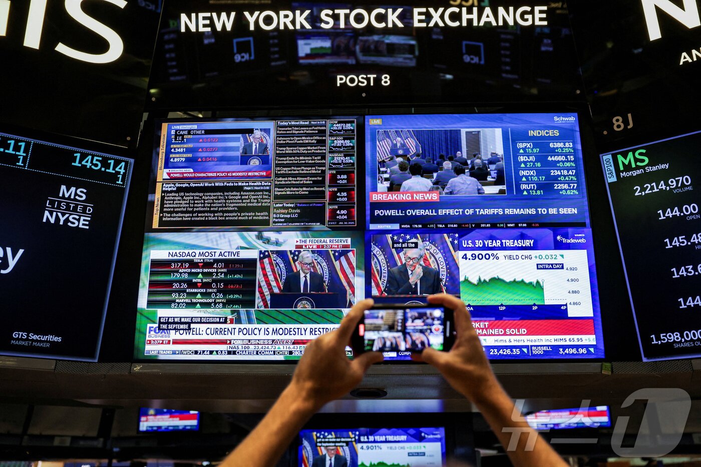 본문 이미지 - NYSE. ⓒ 로이터=뉴스1