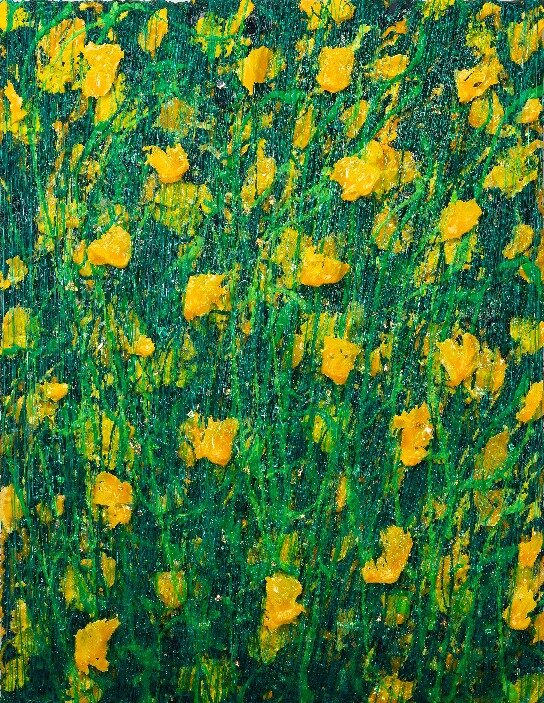 본문 이미지 - 이은경, 깊게 스며든 노란 잔상 2_40x50cm_Mixed media on canvas, 2026 (하랑갤러리 제공)