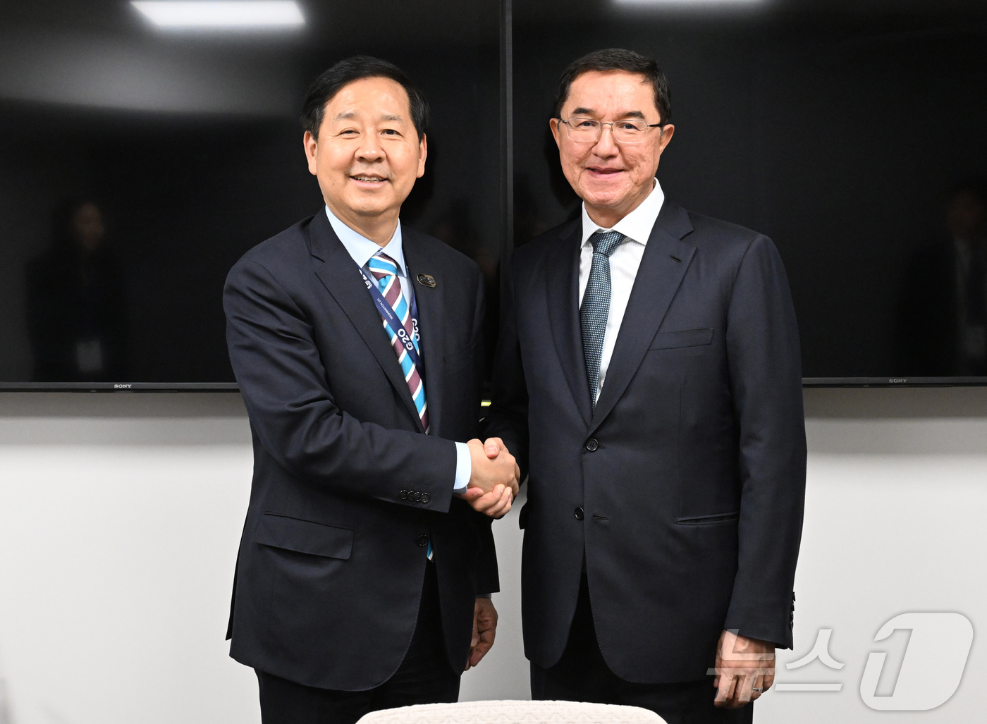 (서울=뉴스1) = 주요 20개국(G20) 재무장관회의 및 국제통화기금(IMF)/세계은행(WB) 춘계회의 참석차 미국 워싱턴D.C.를 방문 중인 구윤철 부총리 겸 재정경제부 장관이 …