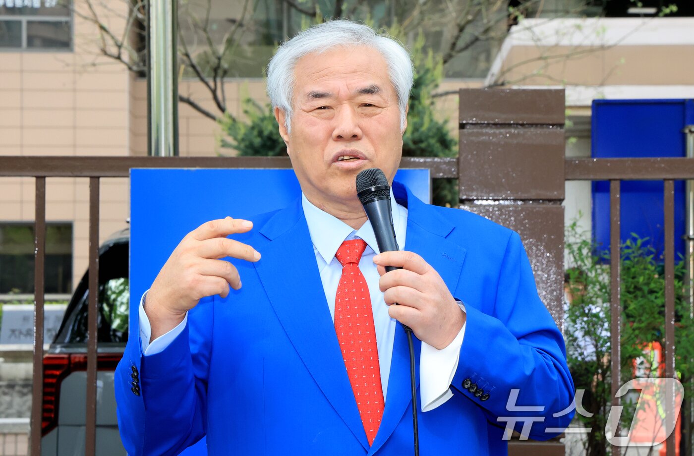 본문 이미지 - 전광훈 사랑제일교회 목사. 2026.4.17 ⓒ 뉴스1 이호윤 기자