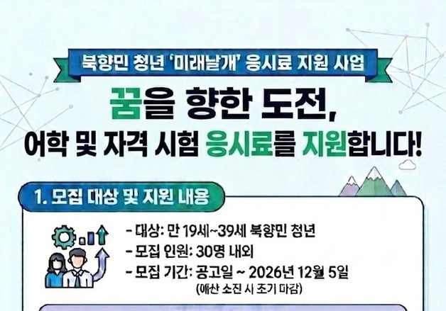 하나재단, 탈북 청소년에 어학·자격시험 응시료 지원