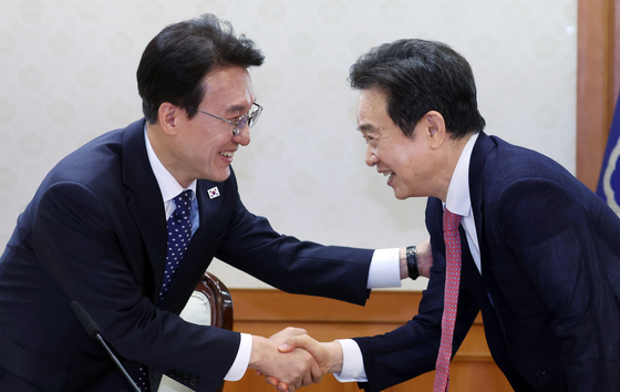 손잡은 김민석·남경필