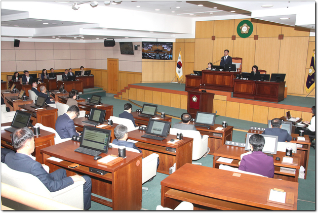 정읍시의회 임시회 개회…바이오매스 백지화 결의안 채택