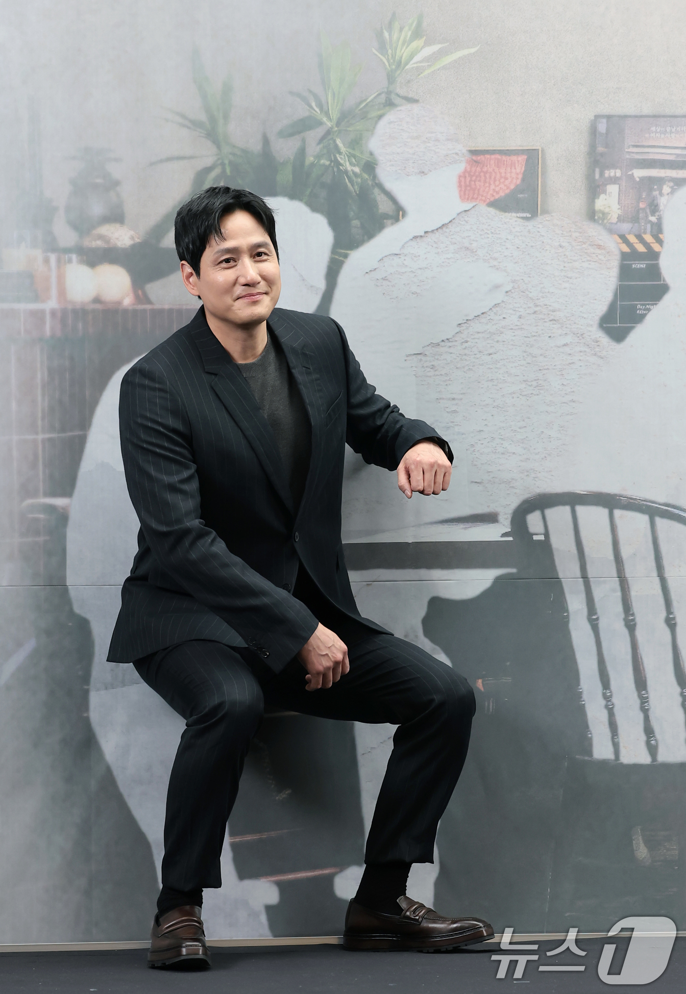 (서울=뉴스1) 권현진 기자 = 배우 박해준이 17일 서울 마포구 상암동 스탠포드 호텔에서 열린 JTBC 드라마 '모두가 자신의 무가치함과 싸우고 있다'(이하 모자무싸) 제작발표회 …