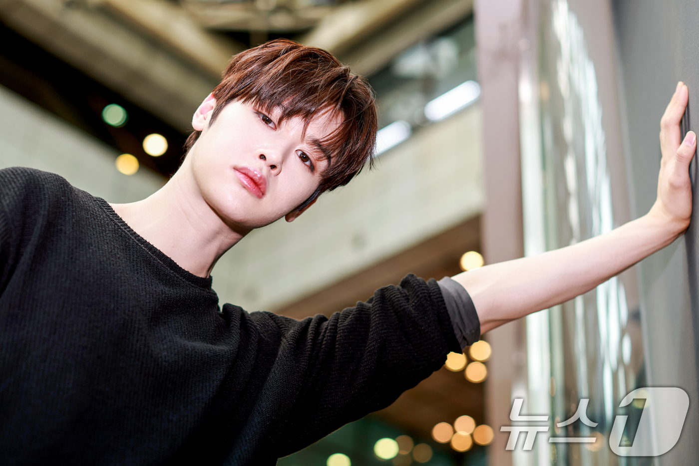 (서울=뉴스1) 이호윤 기자 = 그룹 클로즈 유어 아이즈(CLOSE YOUR EYES)의 맴버 마징시앙이 지난 17일 서울 종로구 뉴스1 사옥에서 인터뷰하기 전 포즈를 취하고 있다 …