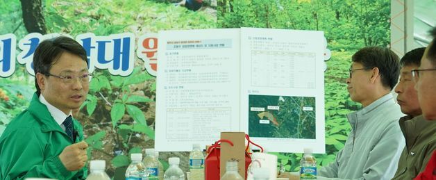 박은식 산림청장, 임업직불제 현장 점검