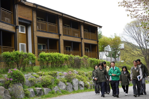 박은식 산림청장, 가정의 달 맞아 자연휴양림 안전 점검