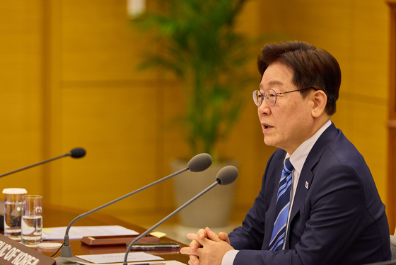 호르무즈 정상회의 발언하는 이재명 대통령