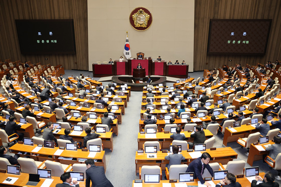 공직선거법 개정안 비판하는 정춘생 의원