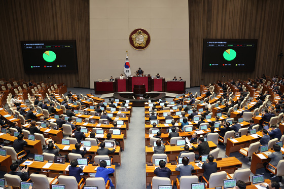 공직선거법 개정안 국회 본회의 통과
