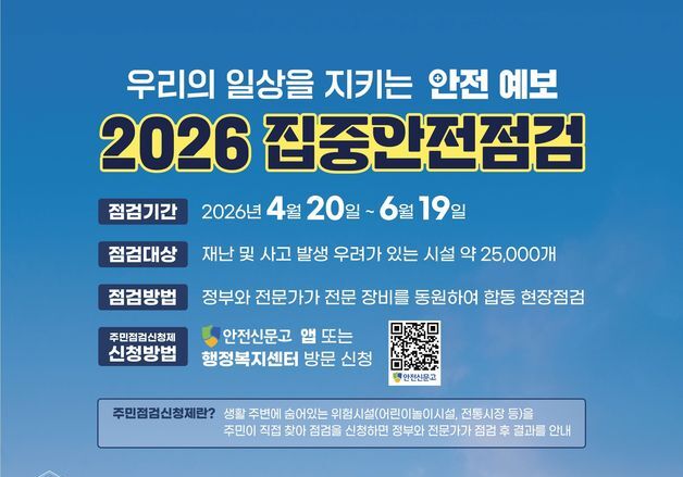 '도민 생활시설 안전 확보' 전남도, 1683개소 안전 점검