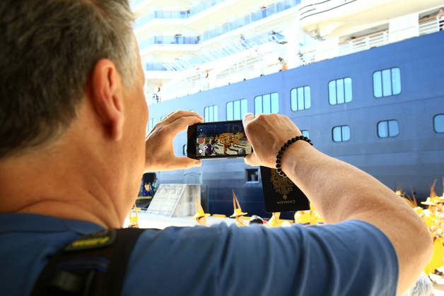 취타대 공연이 신기한 외국인