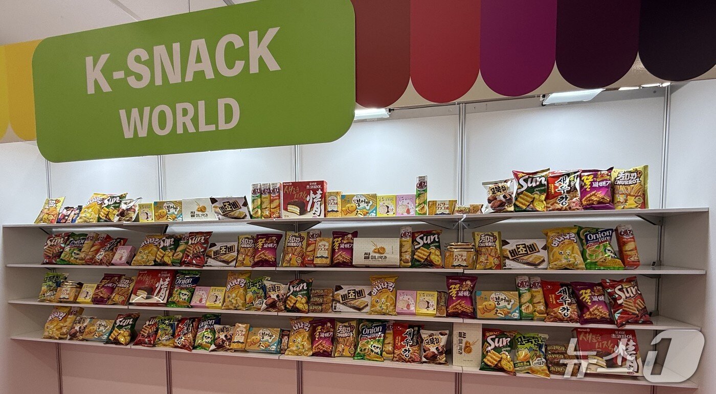 본문 이미지 - '2026 코리아 엑스포'에 K스낵 체험존이 마련돼 있다. 뉴스1 ⓒ News1 황두현 기자
